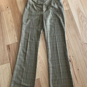 EUC ZARA Perfect Fall Wide-Leg Plaid Pants (6)